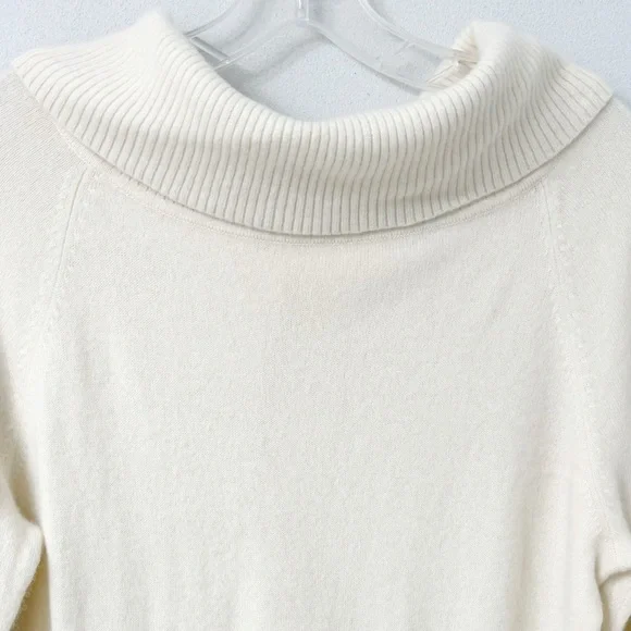 Valerie Steven’s Cashmere 2 Ply Cream Sweater Size XL - Picture 4 of 13